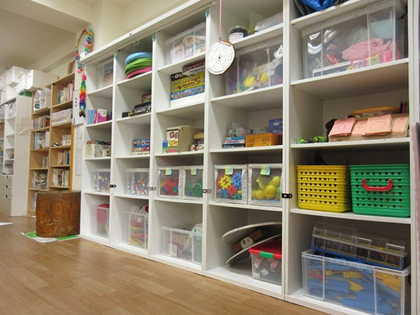 学童クラブ風の子シュワッチの室内の様子