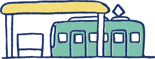 駅イラスト